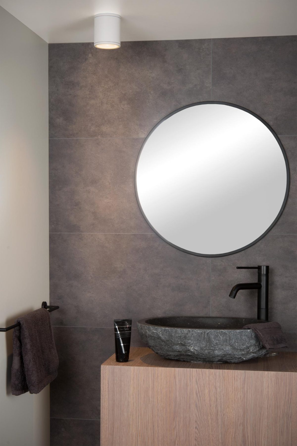 Lucide Aven plafondspot voor de badkamer, IP65, wit