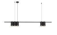 mit 5x GU10-Fassung schwarz 100…