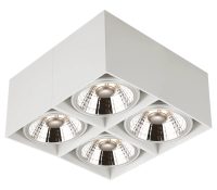 BOX-4L vierkant 4x dimbaar wit