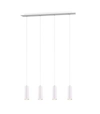 slanke verstelbare wit 4x GU10