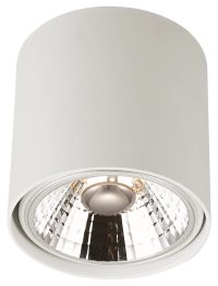 Box AR111 plafondspot rond wit…