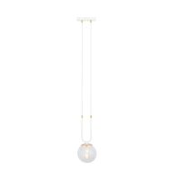 Lampe suspendue blanche avec ve…