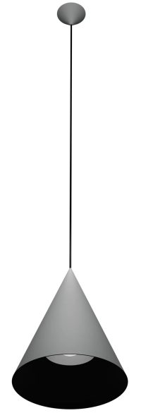 Fantasia Ø350mm gris/noir E27