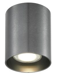 Babar light brushed steel round…