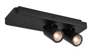 plafondlamp richtbaar zwart met…