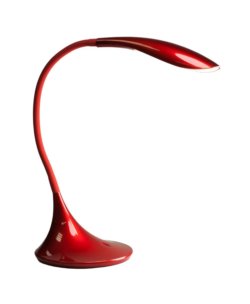 Fantasia Zonic bureaulamp LED plooibaar rood 4,5W 480lm 3000K