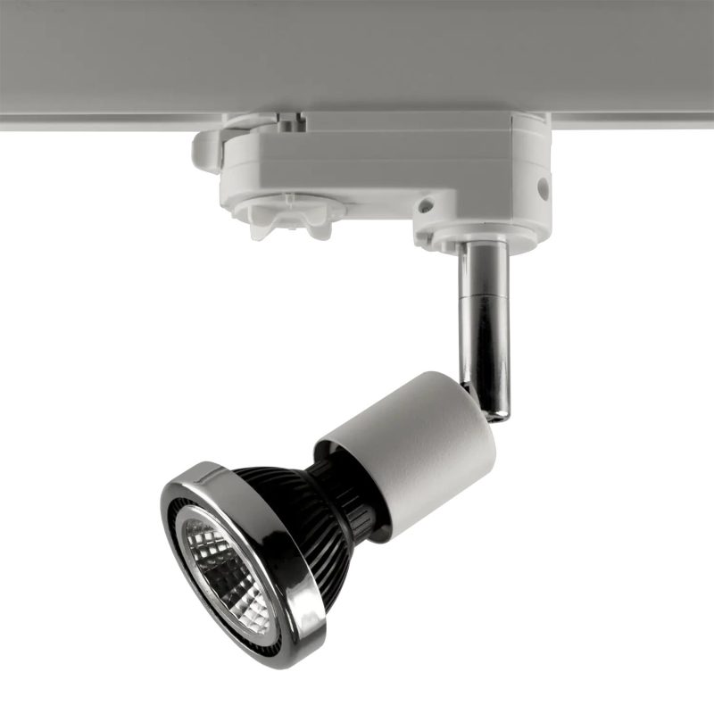 Fantasia TR0024W spot sur rail GU10, orientable, blanc, acier
