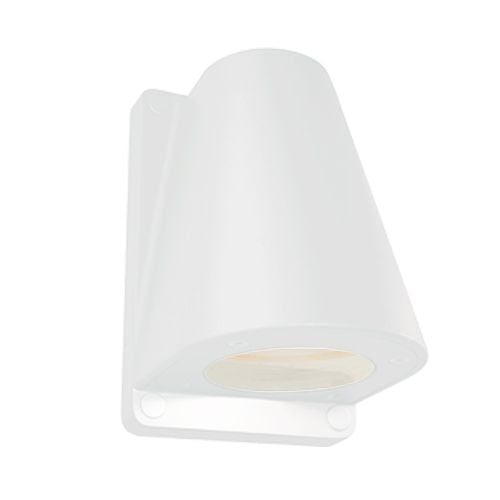 Applique da esterno bianco opaco 155mm H GU10 down IP55