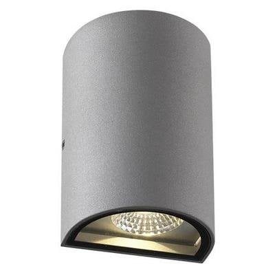 Applique da esterno LED semicircolare 160mm 2x4W antracite
