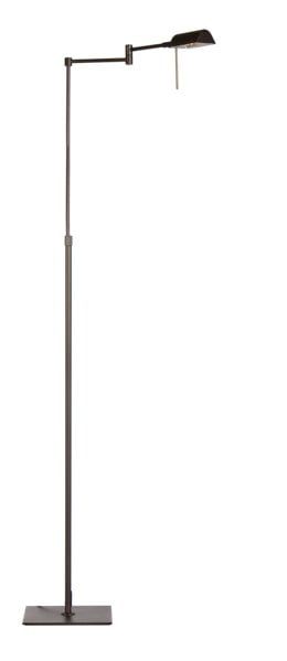 Linea Verdace Mayfair Stehleuchte Nickelsatin ausrichtbar G9 97-142cm
