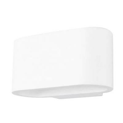 Indigo (Rexel) wandlamp gips ovaal G9 up-down wit modern