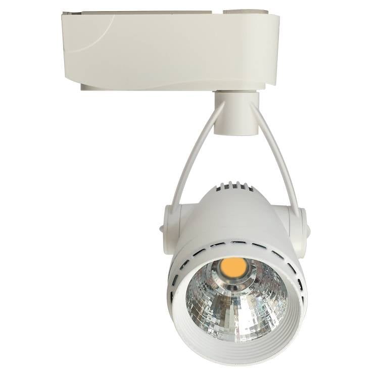 Railverlichting LED 5W COB, richtbaar 360°, wit design