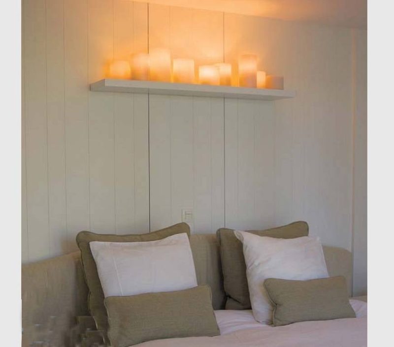 Authentage Bellefeu Wandlampe 5 Kerzen Bronze, ländlich