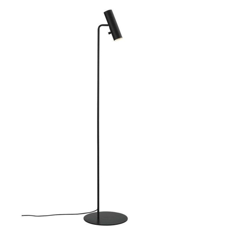 Nordlux Mib 6 Stehlampe Leselampe GU10 schwarz, verstellbarer Schirm