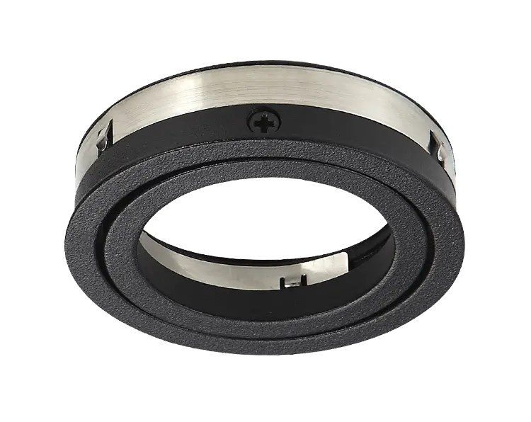Fantasia Zoom Einsatzring für Einbaustrahler, Aluminium schwarz - 4er-Set