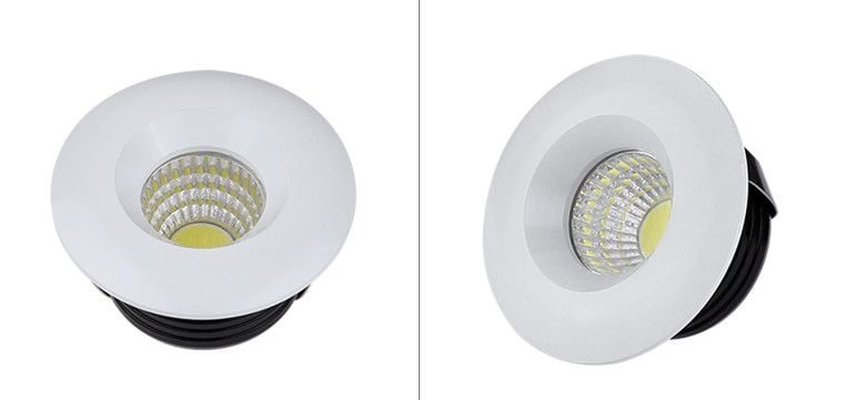 Einbauspot 50mm LED 5W 400 Lumen weiß oder schwarz