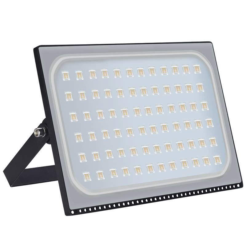 Construction lamp LED 500W black, warm white, IP65