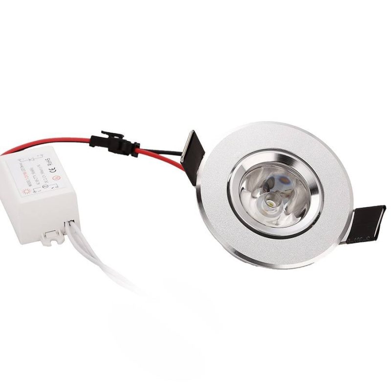 Foco empotrable 60mm LED 3W orientable gris