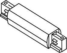 Fantasia Track 3 Linearverbinder 3-Phasen schwarz, Stromzufuhr inklusive