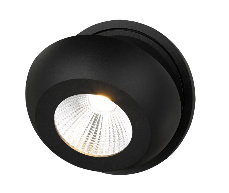 Fantasia Faretto da soffitto OLEO LED 7W dimmerabile orientabile nero