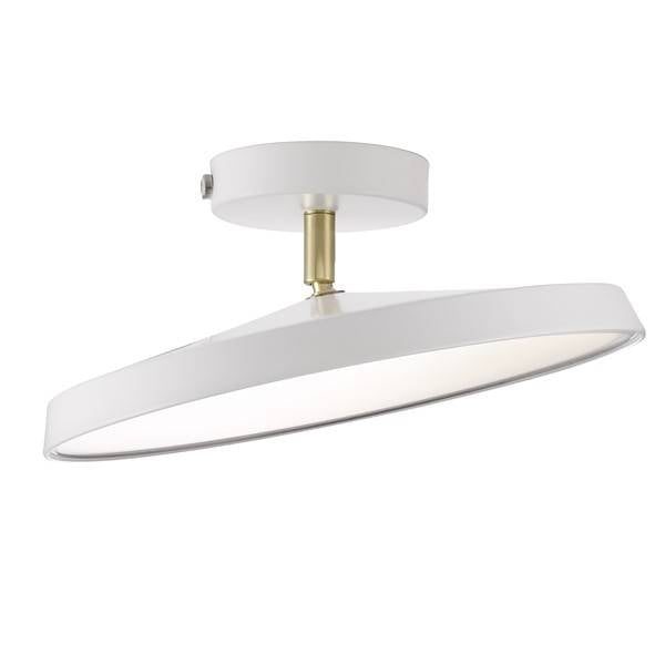Nordlux Alba pro 30 LED Deckenleuchte dimmbar rund weiß 14W
