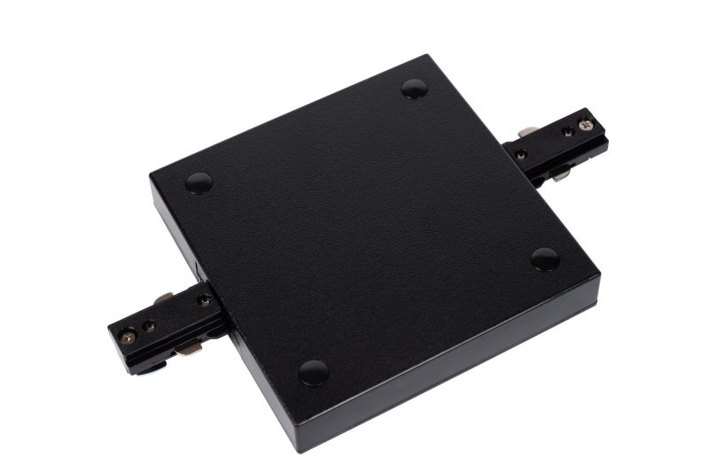 LUCIDE TRACK Startvoeding - Système de rail 1-phase / Éclairage sur rail - Simple/Doublé - Noir (Extension)