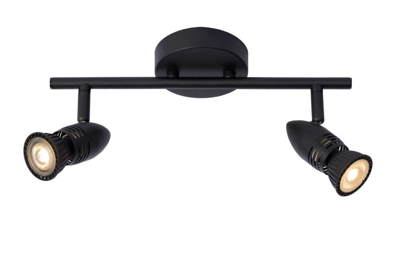 LUCIDE CARO - Faretto da Soffitto - 2xGU10 - Nero