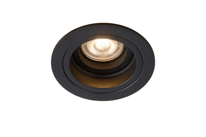 LUCIDE EMBED - Einbaustrahler - Ø 9,1 cm - 1xGU10 - Schwarz