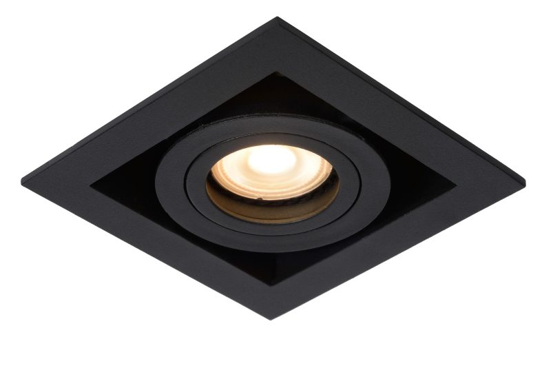 LUCIDE CHIMNEY - Einbaustrahler - 1xGU10 - Schwarz