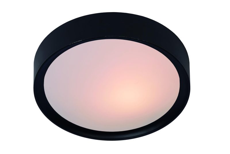 LUCIDE LEX - Ceiling Light - Ø 33 cm - 2xE27 - Black