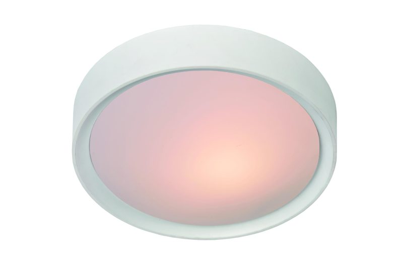 LUCIDE LEX - Ceiling Light - Ø 33 cm - 2xE27 - White