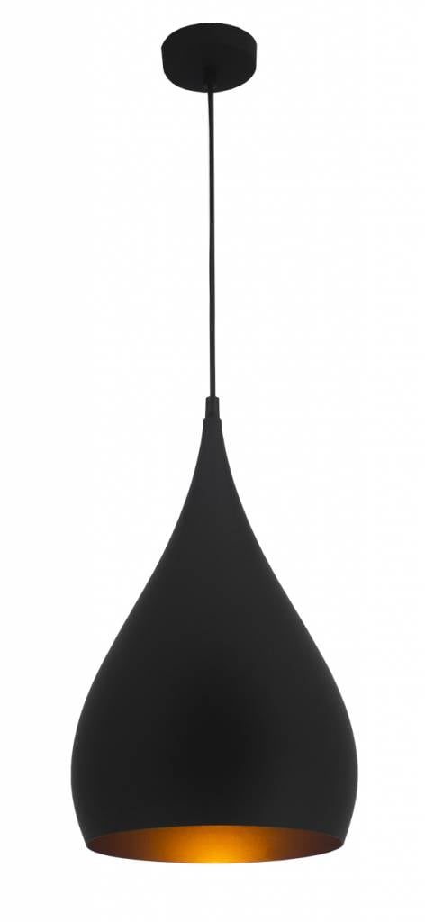 Fantasia RONIN lampada a goccia Ø25 cm nero/oro E27