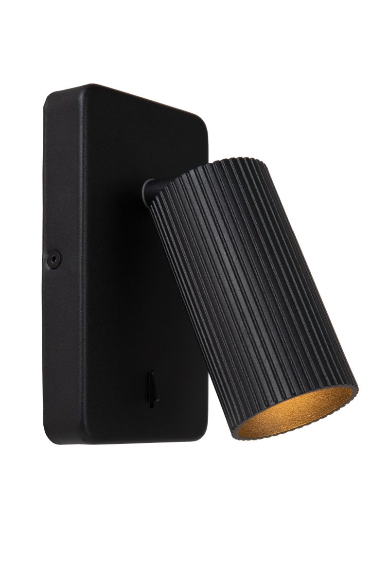 LUCIDE CLUBS - Lampada da Letto - 1xGU10 - Nera