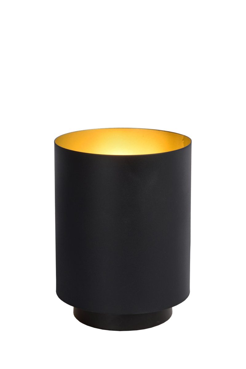 LUCIDE SUZY - Lampe de Table - Ø 12 cm - 1xE14 - Noir