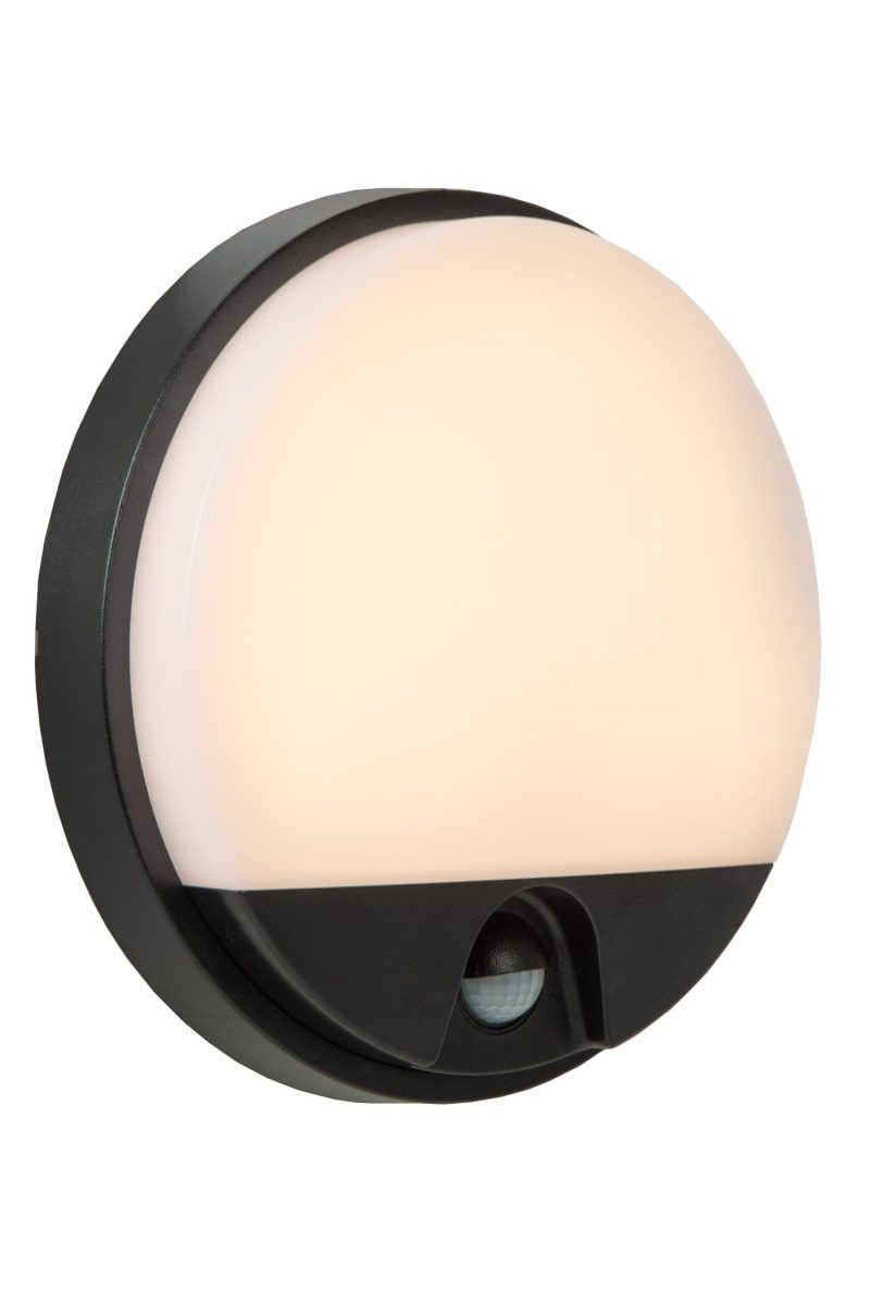 LUCIDE HUPS IR - Applique da Esterno - LED - 1x10W 3000K - IP54 - Nero
