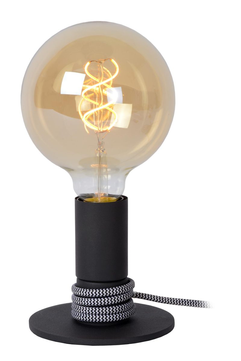 LUCIDE MARIT - Table Lamp - 1xE27 - Black