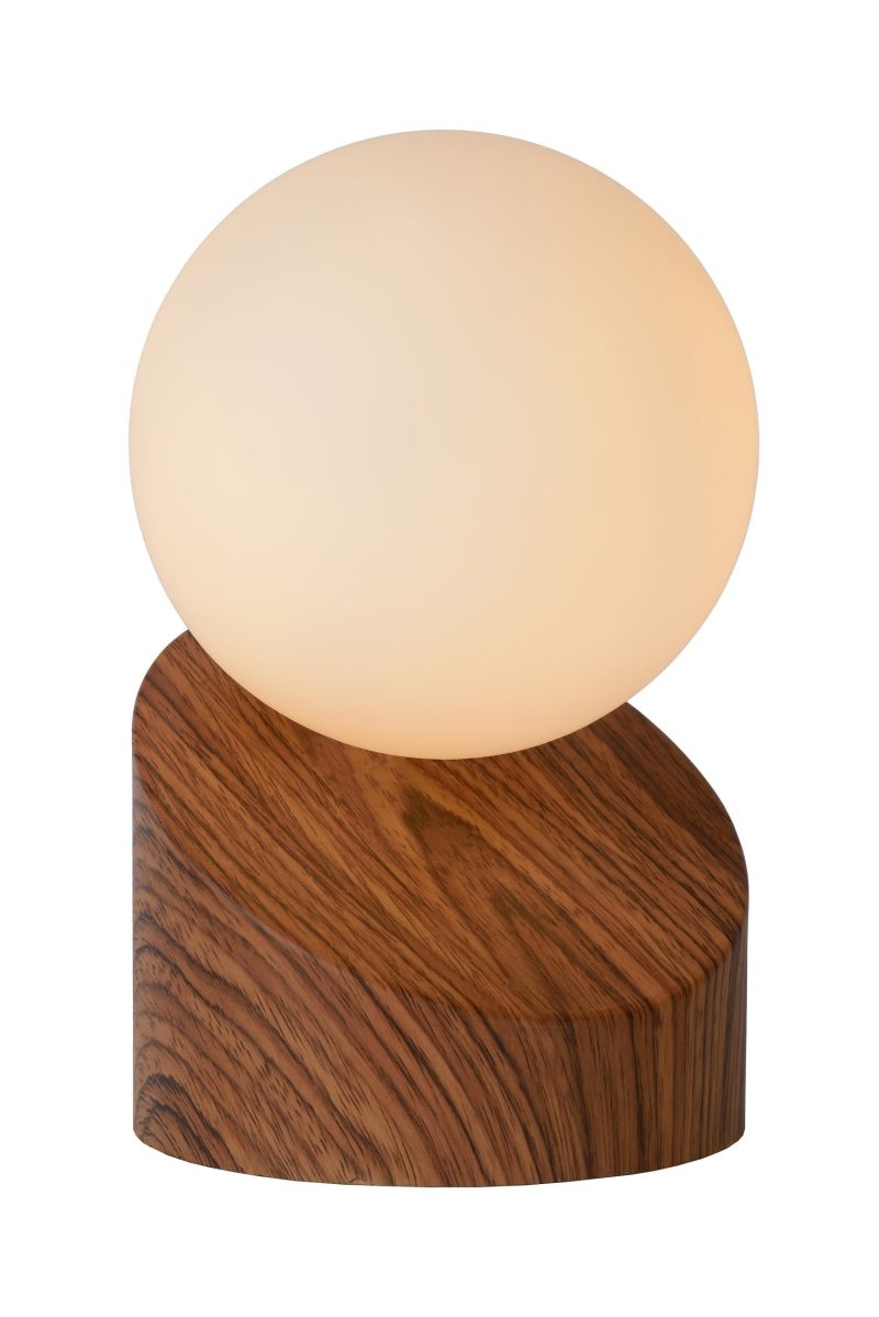 LUCIDE LEN - Lampe de Table - Ø 10 cm - 1xG9 - Naturel