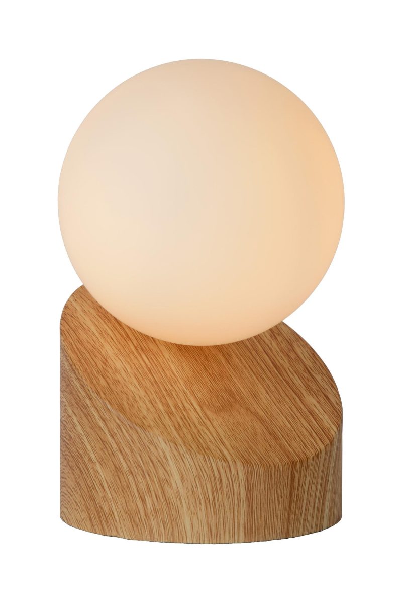 LUCIDE LEN - Tafellamp - Ø 10 cm - 1xG9 - Naturel