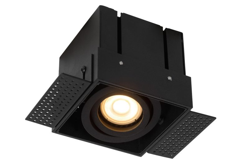 LUCIDE TRIMLESS - Einbaustrahler - 1xGU10 - Schwarz