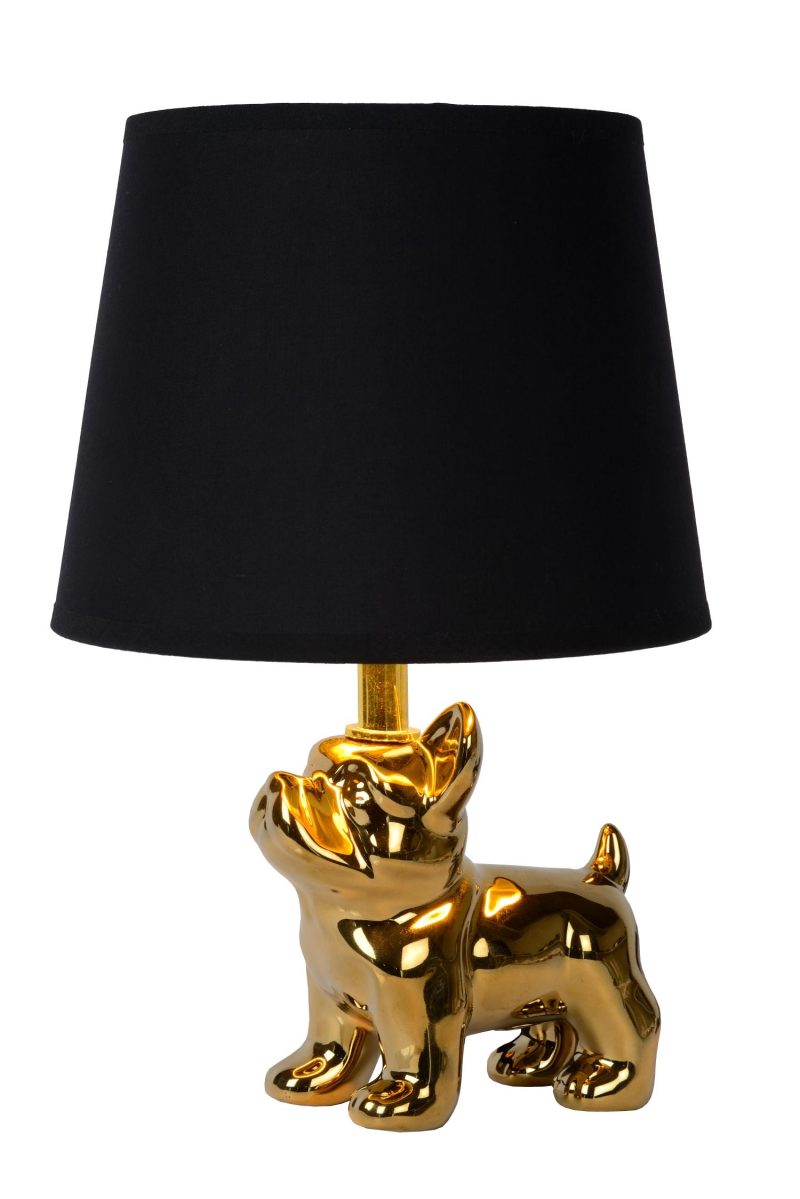 LUCIDE EXTRAVAGANZA SIR WINSTON - Lampe de Table - 1xE14 - Or