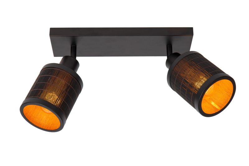 LUCIDE TAGALOG - Faretto da Soffitto - 2xE27 - Nero