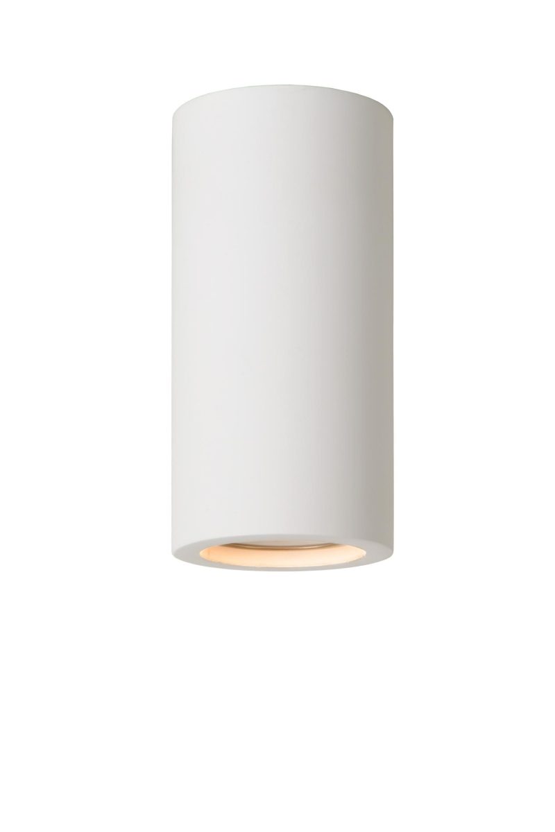 LUCIDE GIPSY - Plafondspot - Ø 7 cm - 1xGU10 - Wit