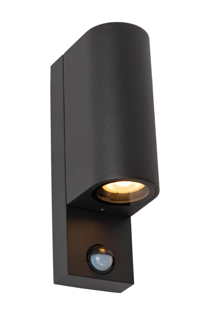 LUCIDE ZARO IR - Applique Esterno - 2xGU10 - IP65 - Nero