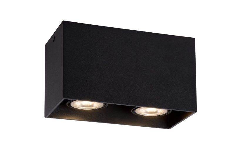 LUCIDE BODI - Ceiling Spot - 2xGU10 - Black