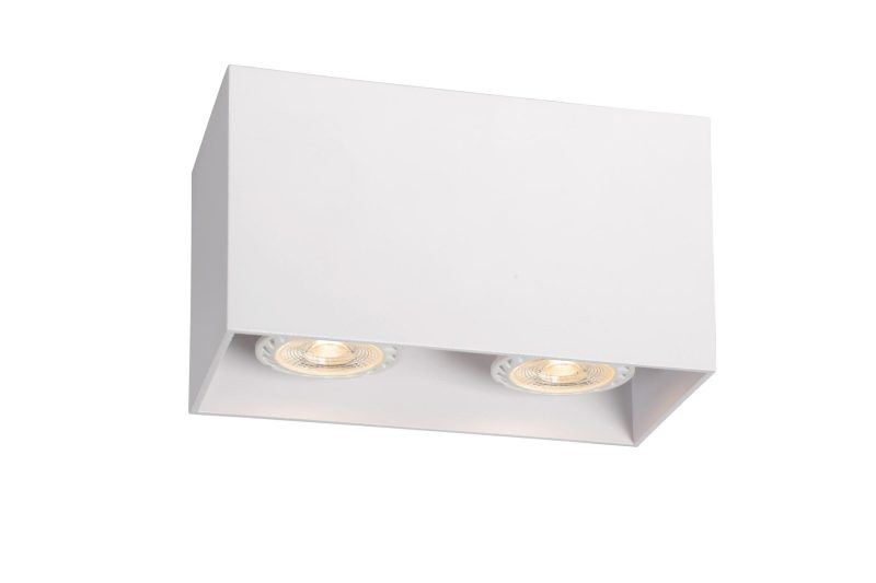 LUCIDE BODI - Plafondspot - 2xGU10 - Wit