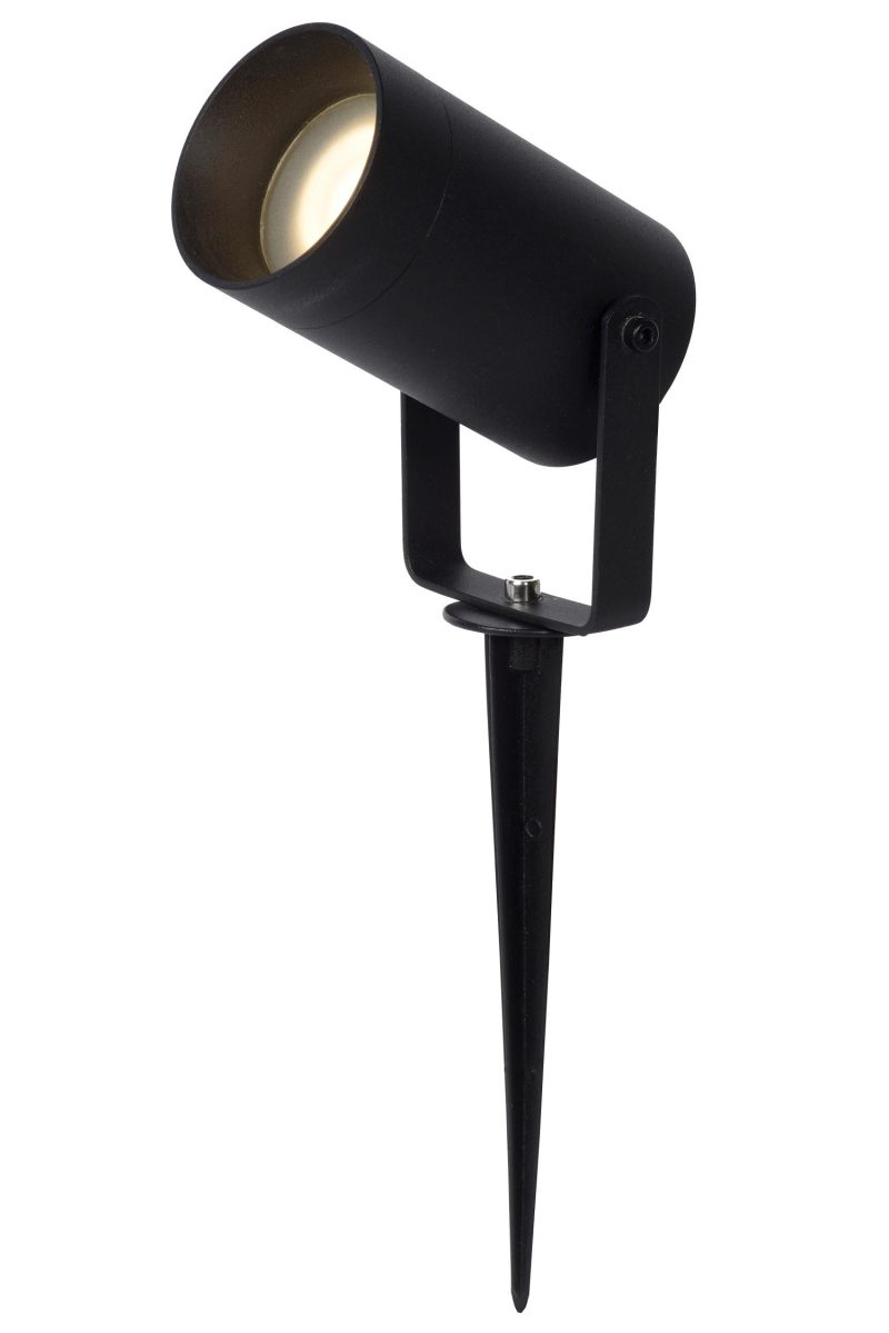 LUCIDE TAYLOR - Außenstrahler - Ø 10 cm - 1xGU10 - IP65 - Schwarz