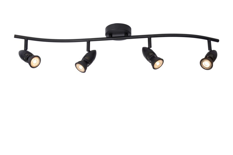 LUCIDE CARO - Ceiling Spot - 4xGU10 - Black