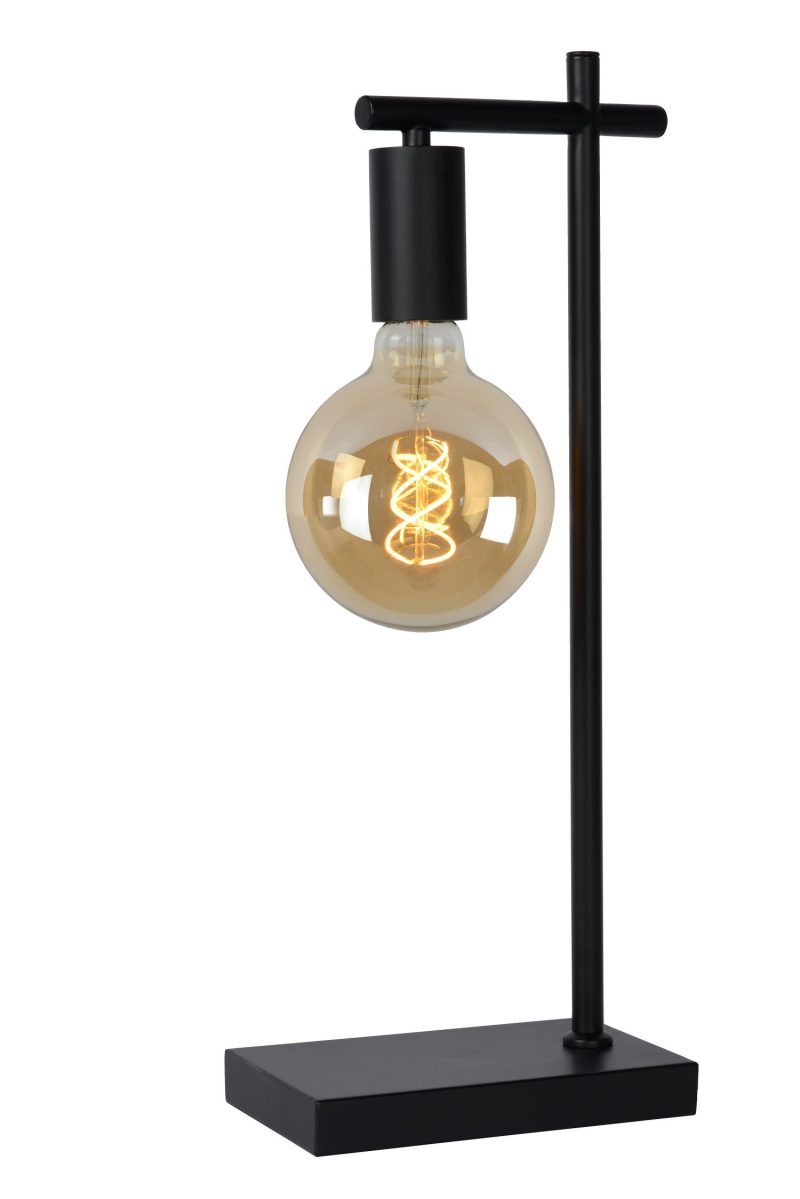 LUCIDE LEANNE - Lampe de Table - 1xE27 - Noir