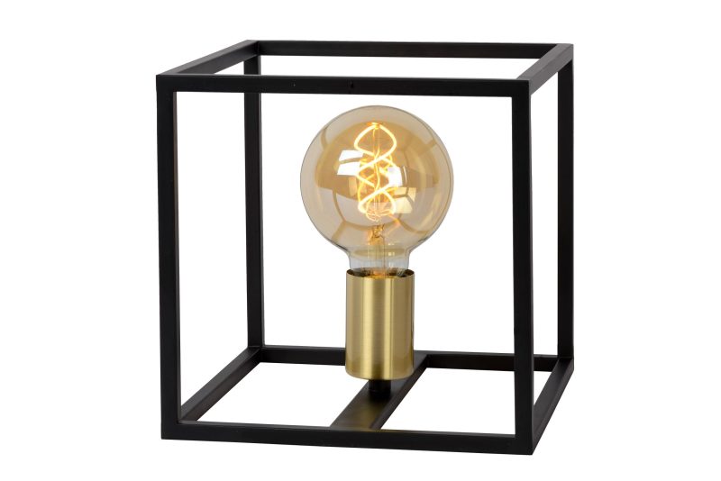LUCIDE RUBEN - Lampe de Table - 1xE27 - Noir