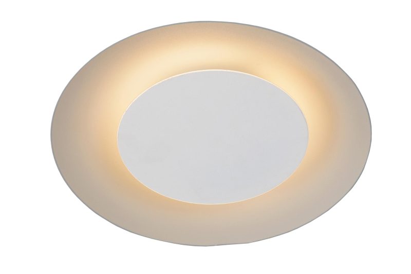 LUCIDE FOSKAL - Ceiling Light - Ø 21.5 cm - LED - 1x6W 2700K - White
